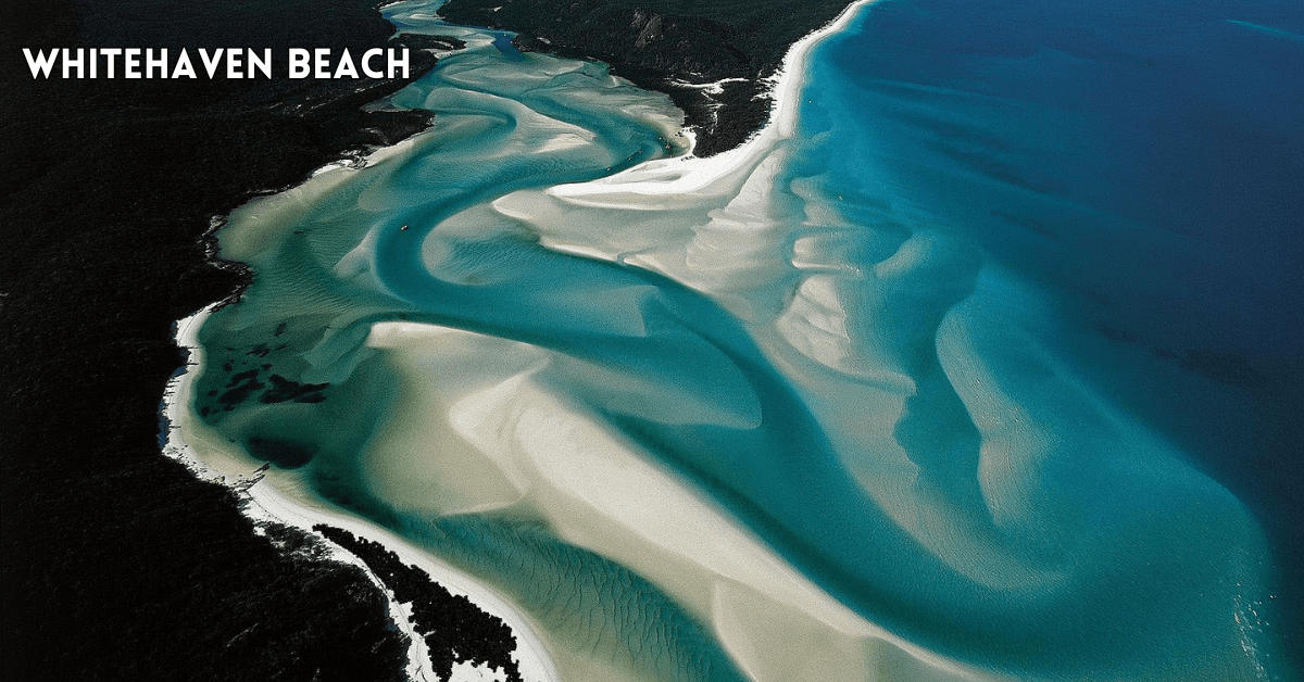 The whitehaven beach australia